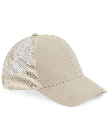 Beechfield Caps Sand / One Size Organic Cotton Trucker Cap