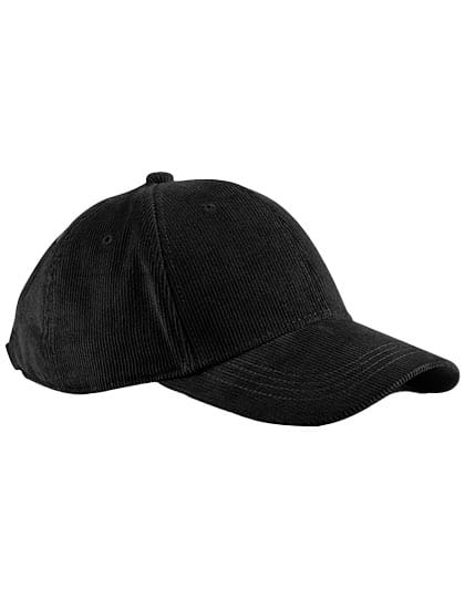 Beechfield Caps Black / One Size EarthAware Organic Cord Baseball Cap