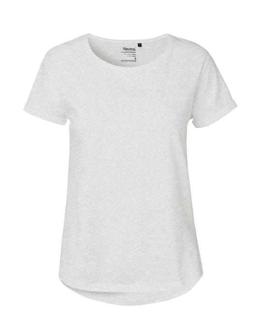 Neutral T-Shirts Ladies Roll Up Sleeve T-Shirt