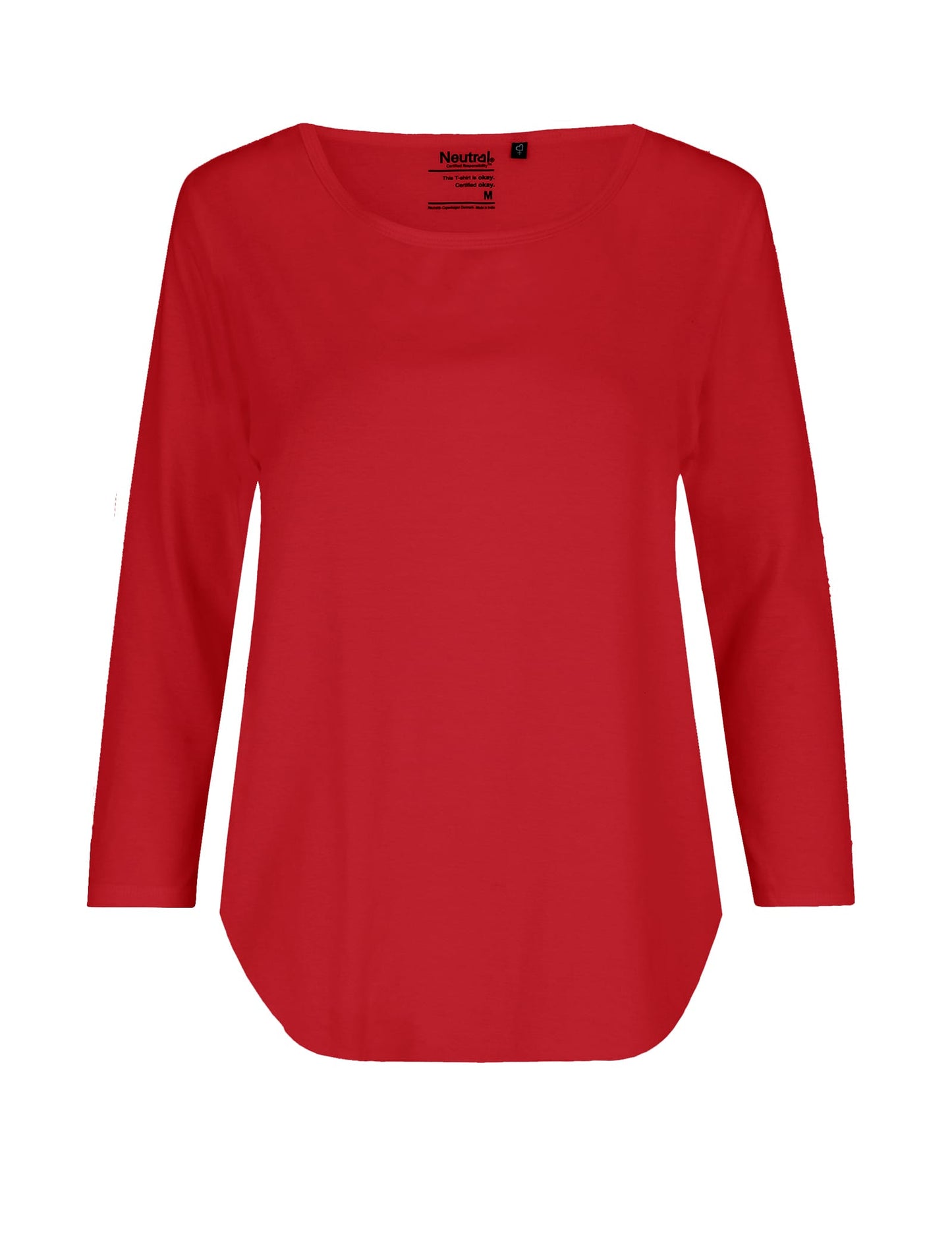 Neutral T-Shirts Ladies Three Quarter Sleeve T-Shirt