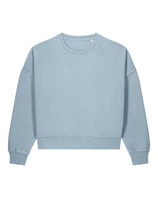 Stanley/Stella CREWNECKS G. Dyed Blue Stone / XS Stella Alma Vintage