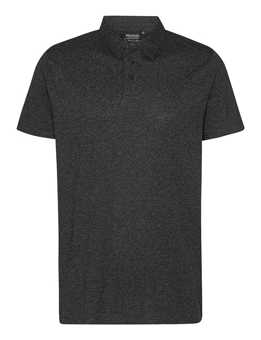 Neutral Poloshirts Black Melange / XS Recycled Cotton Polo