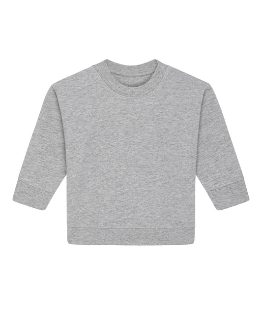 Stanley/Stella Crewneck Heather Grey / 6-12 m/68-80cm Baby Changer