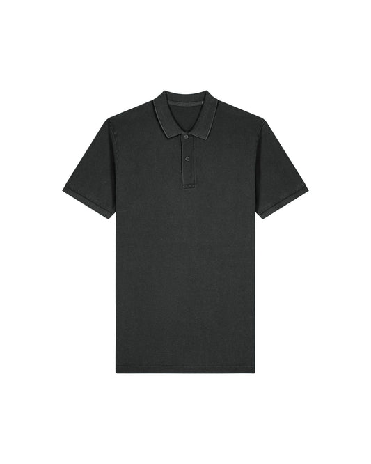 Stanley/Stella Polo G. Dyed Black Rock / XXS Coaster Vintage