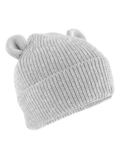 Beechfield Mützen Cloud Grey / 6-12 months Organic Baby Bear Beanie