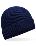 Beechfield Mützen Oxford Navy / One Size Organic Cotton Engineered Patch Beanie