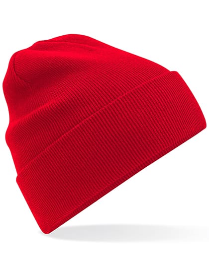 Beechfield Mützen Classic Red / One Size Organic Cotton Original Cuffed Beanie