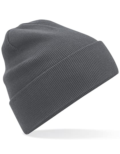 Beechfield Mützen Graphite Grey / One Size Organic Cotton Original Cuffed Beanie