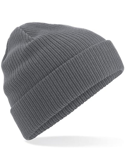 Beechfield Mützen Graphite Grey / One Size Organic Cotton Beanie