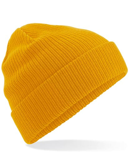 Beechfield Mützen Mustard / One Size Organic Cotton Beanie