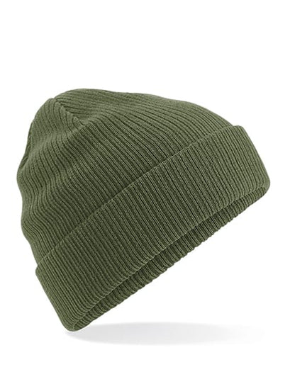 Beechfield Mützen Olive Green / One Size Organic Cotton Beanie