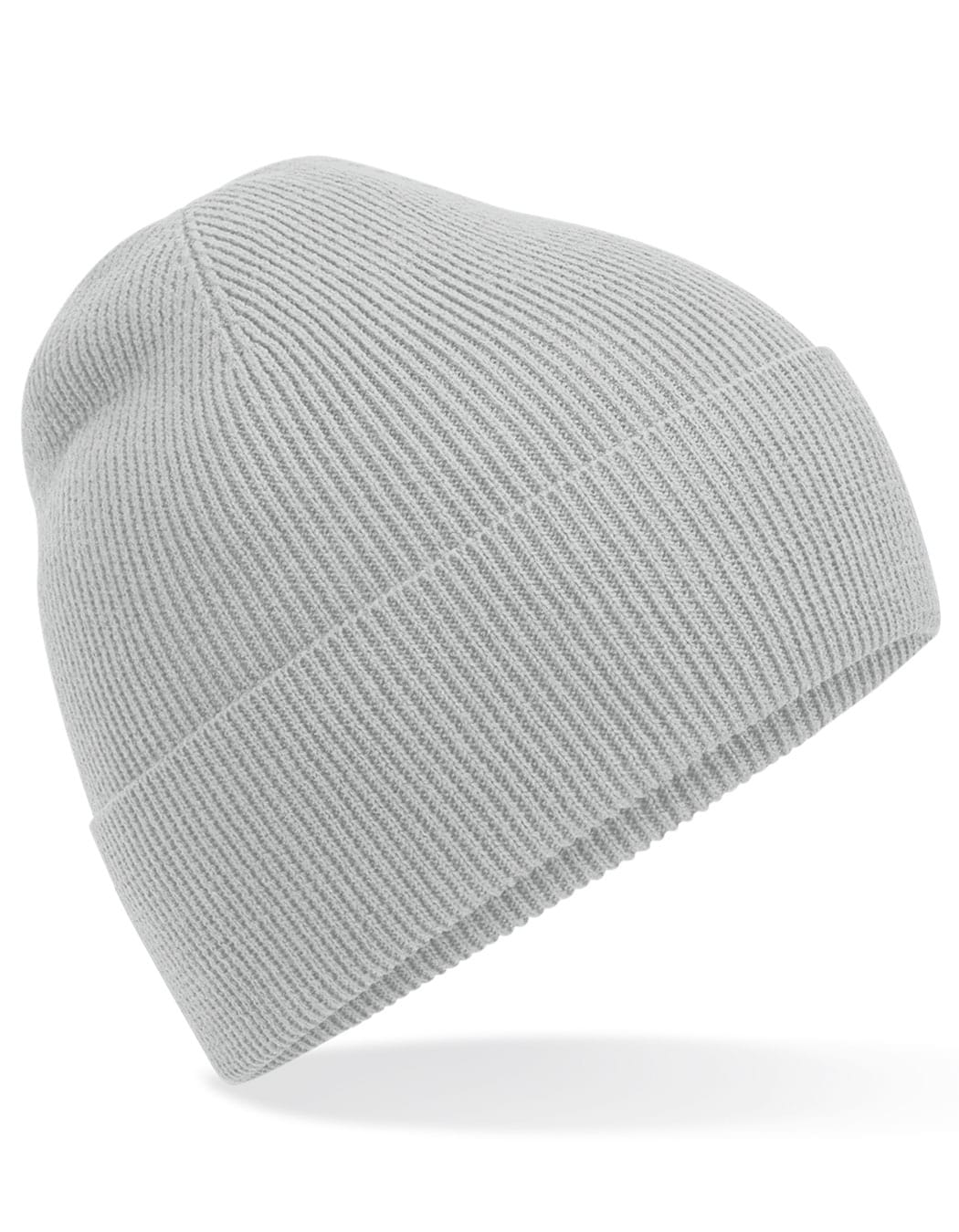 Beechfield Mützen Light Grey / One Size Organic Cotton Fine Knit Beanie