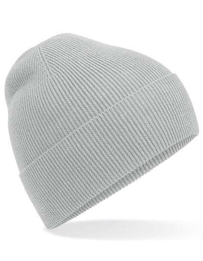 Beechfield Mützen Light Grey / One Size Organic Cotton Fine Knit Beanie