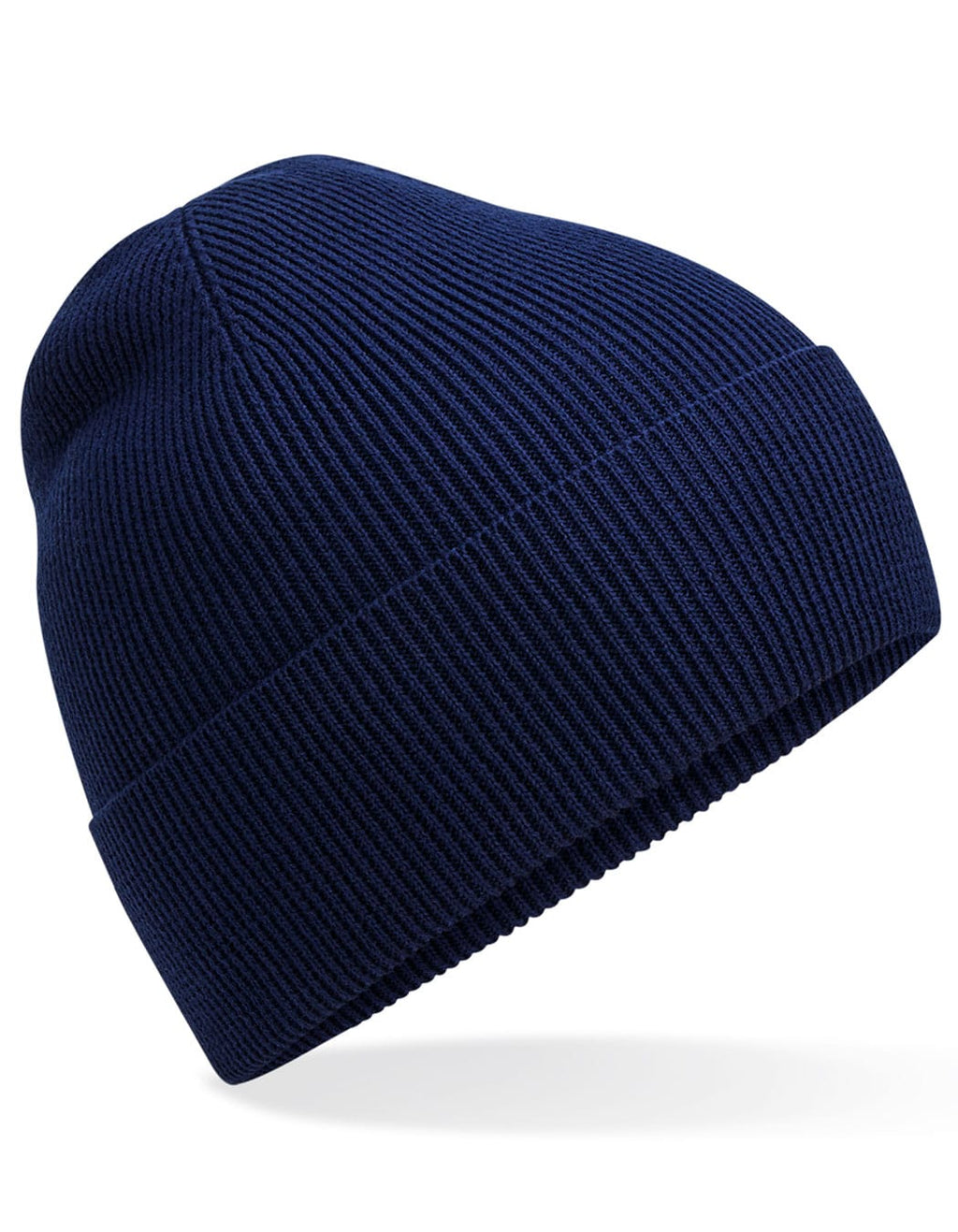 Beechfield Mützen Oxford Navy / One Size Organic Cotton Fine Knit Beanie
