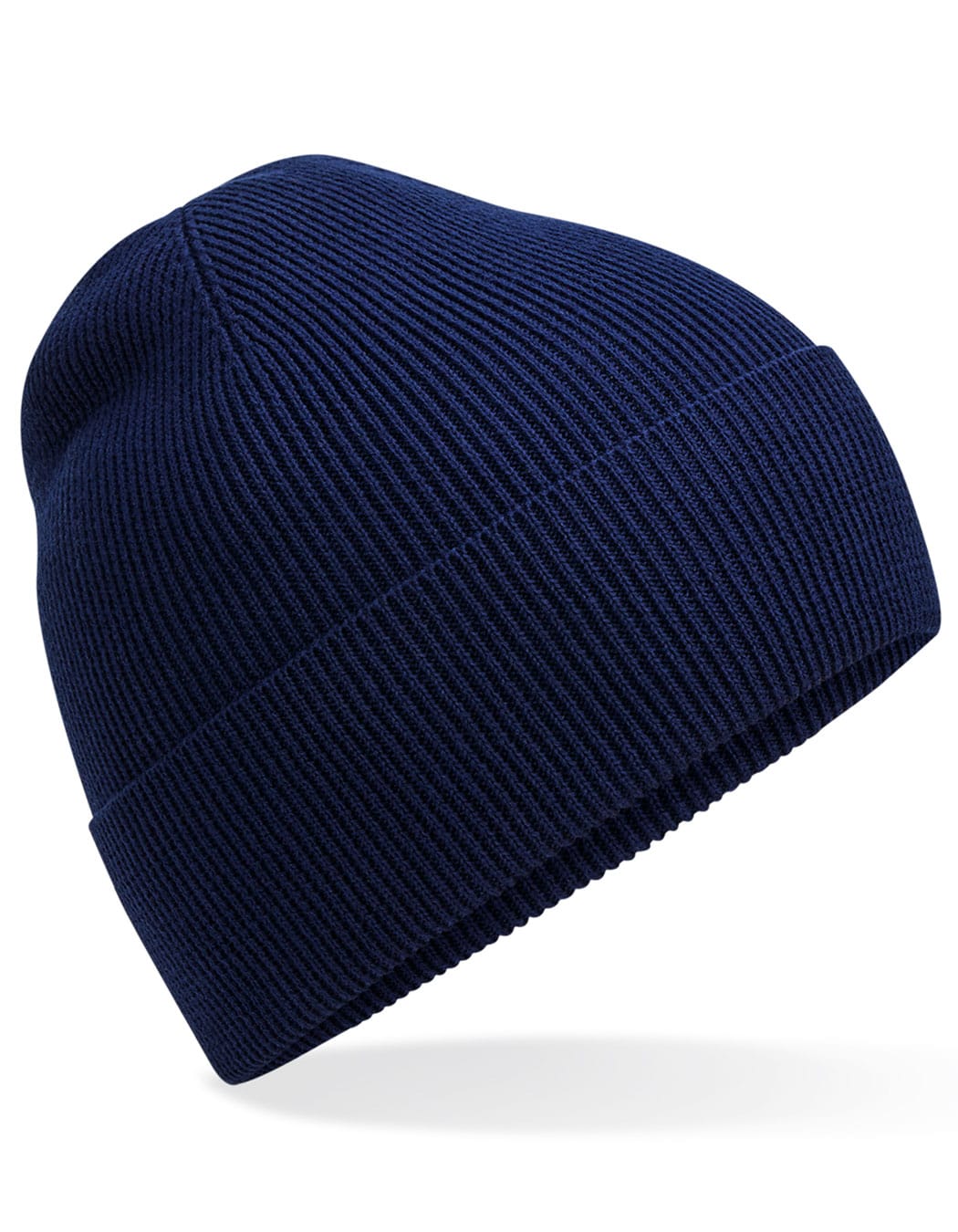 Beechfield Mützen Oxford Navy / One Size Organic Cotton Fine Knit Beanie