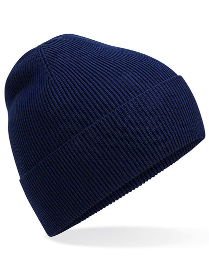 Beechfield Mützen Oxford Navy / One Size Organic Cotton Fine Knit Beanie