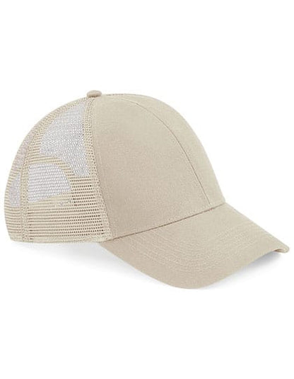 Beechfield Caps Sand / One Size Organic Cotton Trucker Cap