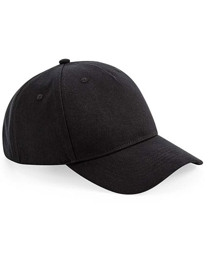 Beechfield Caps Black / One Size Organic Cotton 5 Panel Cap
