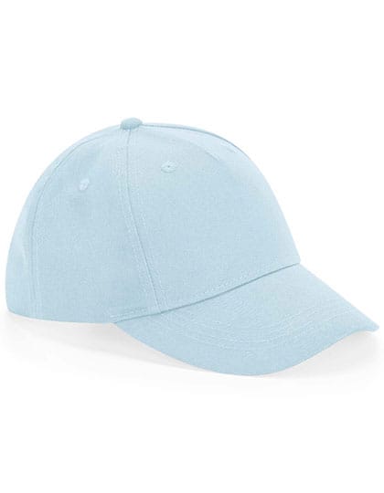 Beechfield Caps Powder Blue / One Size Junior Organic Cotton 5 Panel Cap