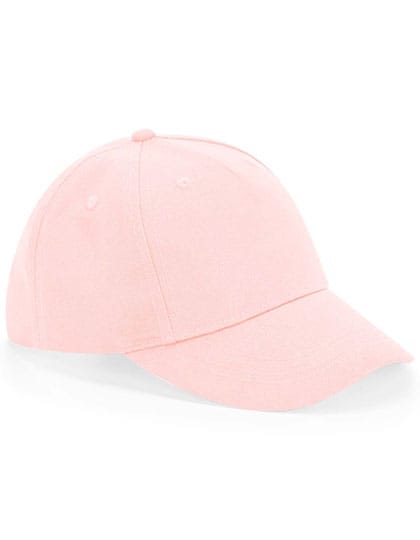 Beechfield Caps Powder Pink / One Size Junior Organic Cotton 5 Panel Cap