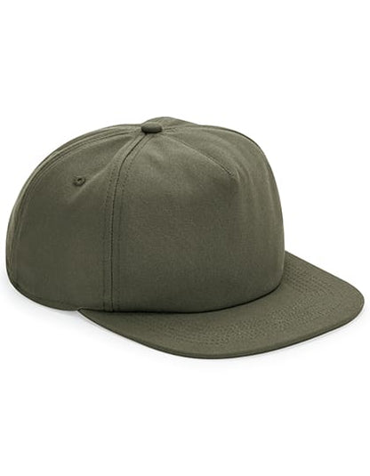 Beechfield Caps Olive Green / One Size Organic Cotton Unstructured 5 Panel Cap