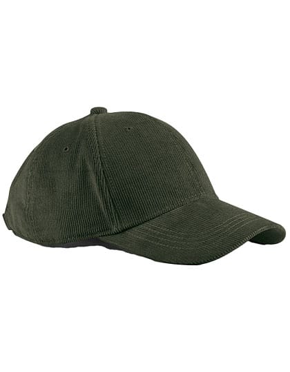 Beechfield Caps Forest Night / One Size EarthAware Organic Cord Baseball Cap