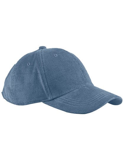 Beechfield Caps Slate Blue / One Size EarthAware Organic Cord Baseball Cap