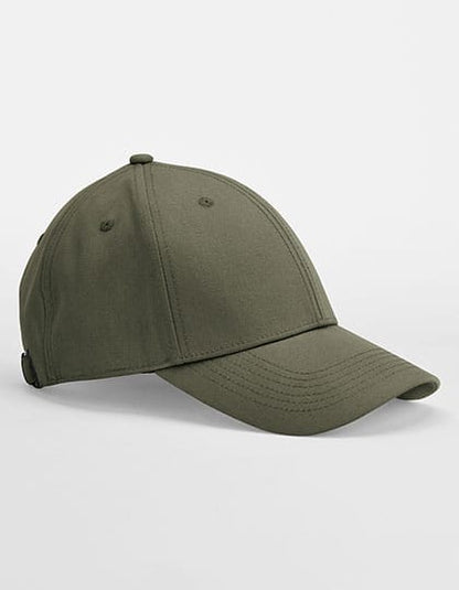 Beechfield Caps Olive Green / One Size EarthAware Organic Cotton Canvas 6 Panel Cap