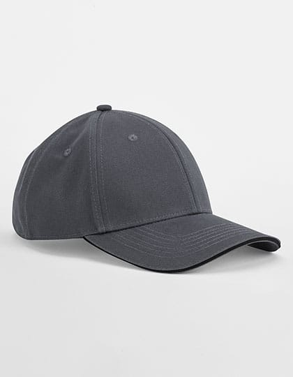 Beechfield Caps EarthAware Classic Organic Cotton 6 Panel Cap - Sandwich Peak