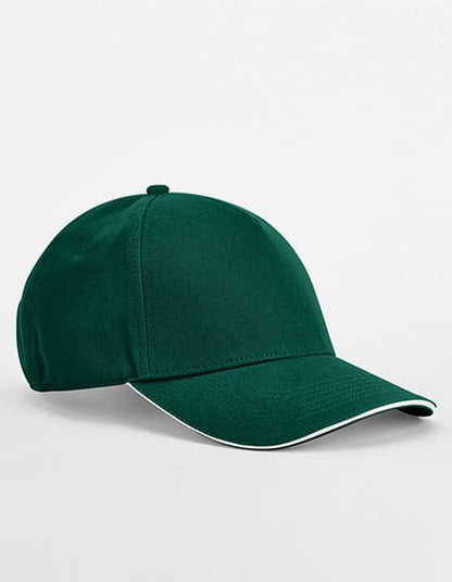 Beechfield Caps EarthAware Classic Organic Cotton 5 Panel Cap - Sandwich Peak