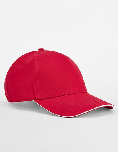 Beechfield Caps EarthAware Classic Organic Cotton 5 Panel Cap - Sandwich Peak