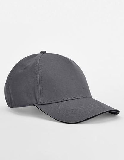 Beechfield Caps EarthAware Classic Organic Cotton 5 Panel Cap - Sandwich Peak