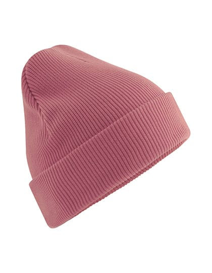 Beechfield Mützen Rose Pink / One Size Organic Cotton Original Cuffed Beanie