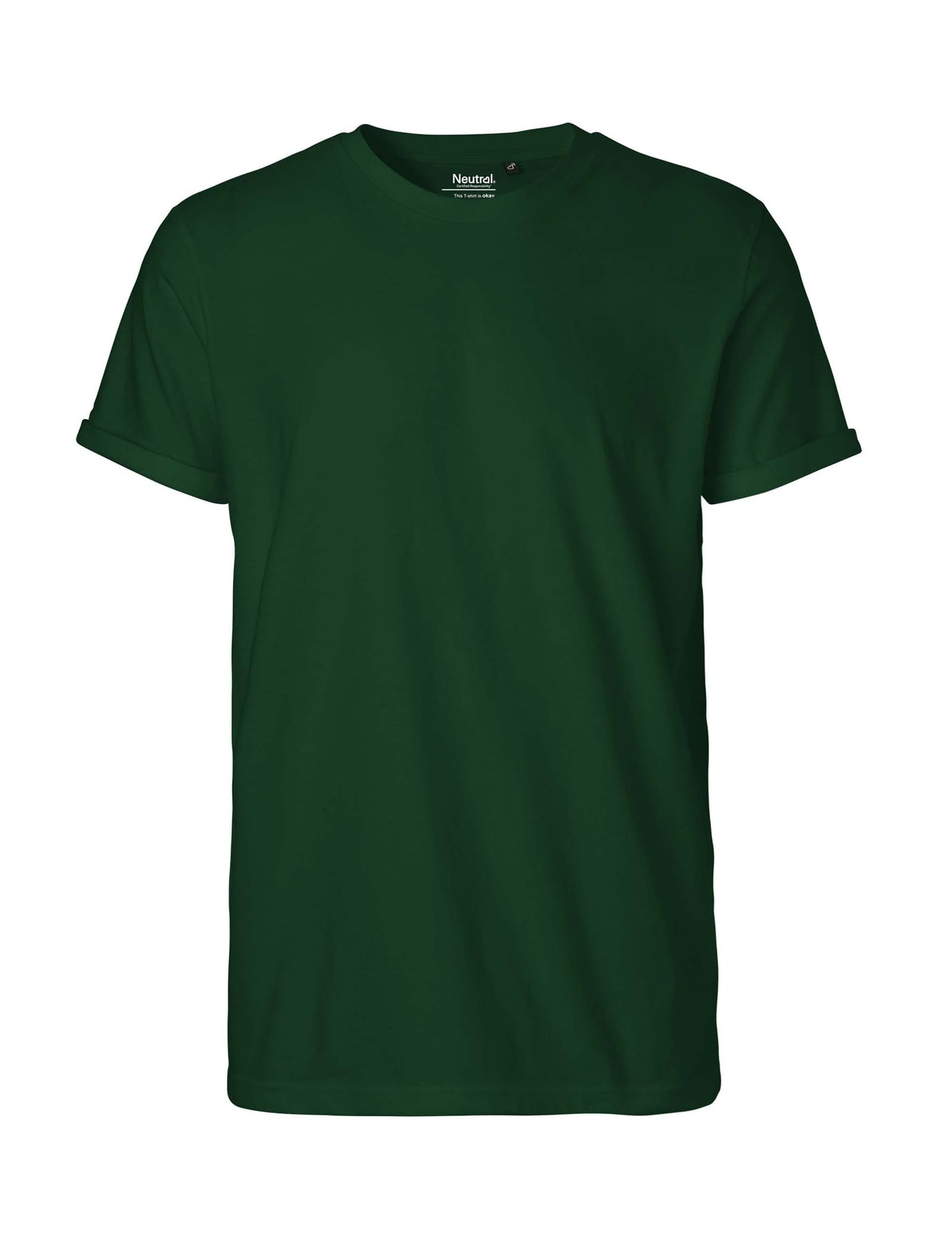 Neutral T-Shirts Mens Roll Up Sleeve T-Shirt