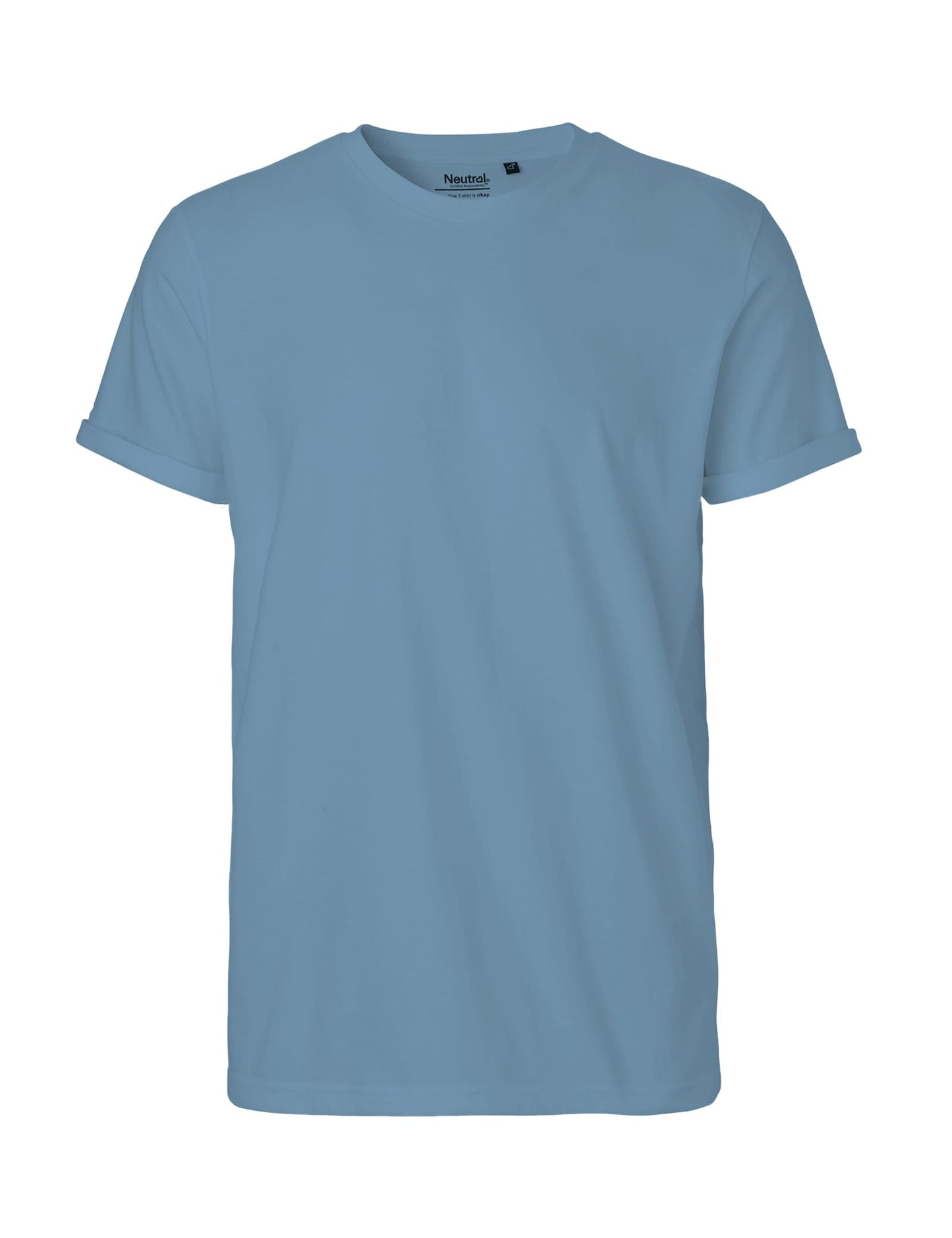 Neutral T-Shirts Mens Roll Up Sleeve T-Shirt