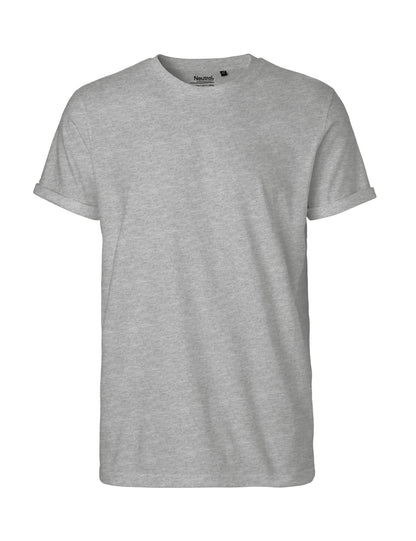Neutral T-Shirts Mens Roll Up Sleeve T-Shirt