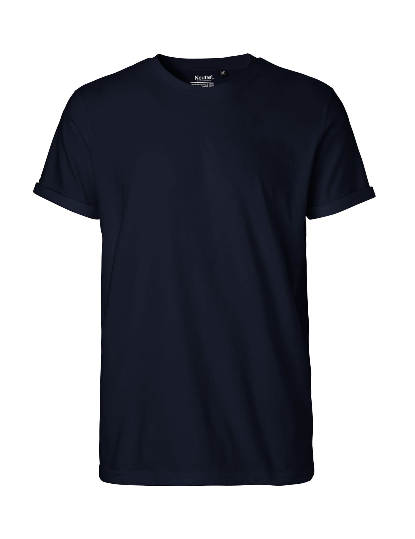 Neutral T-Shirts Mens Roll Up Sleeve T-Shirt