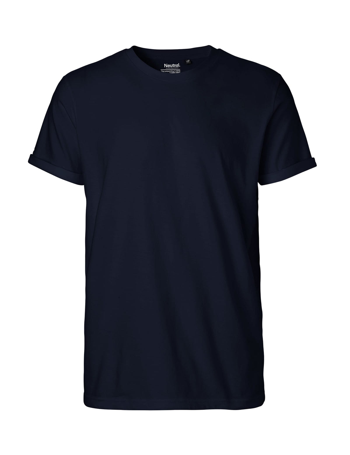 Neutral T-Shirts Mens Roll Up Sleeve T-Shirt