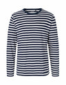 White - Navy (Striped)
