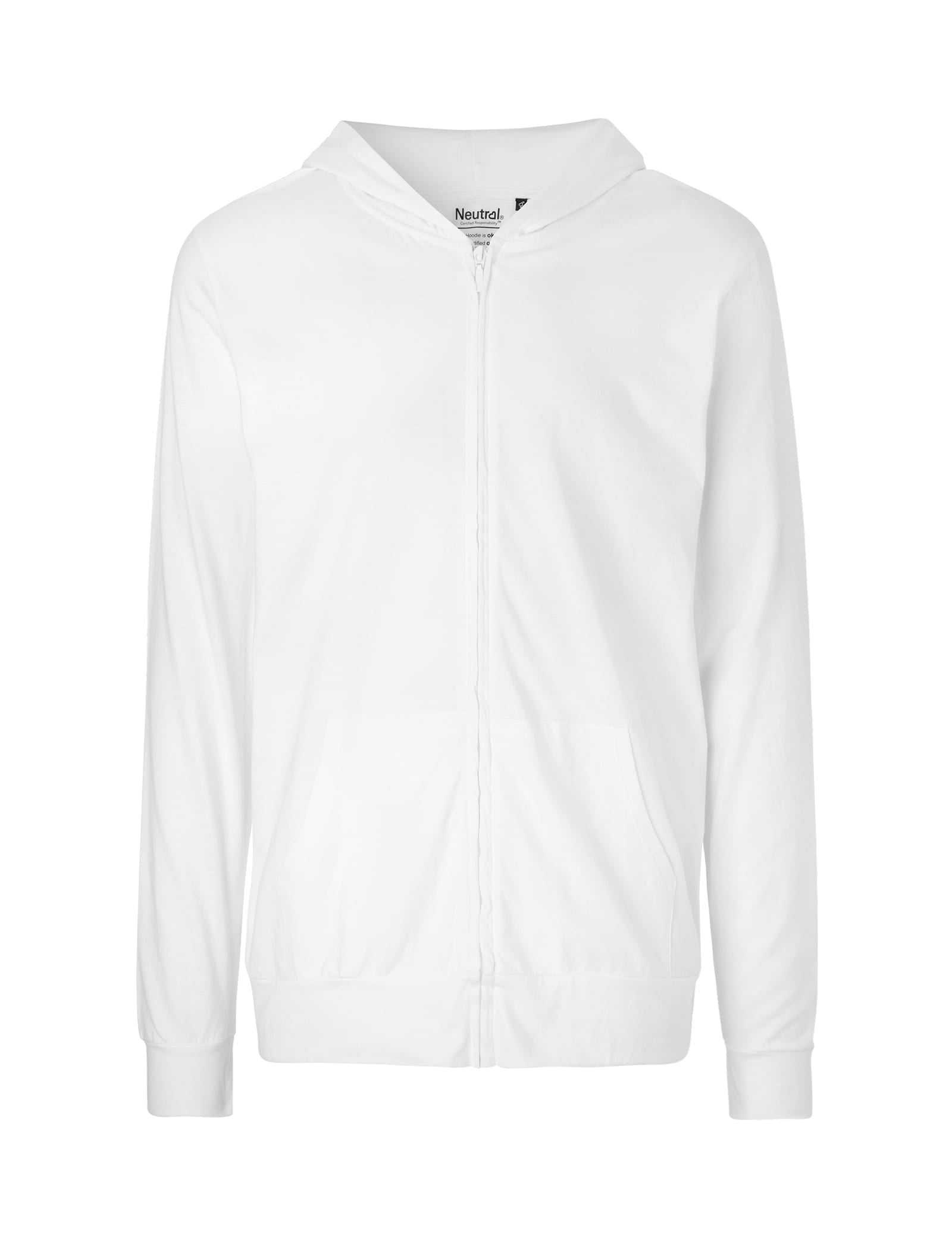 Neutral Sweatshirts & -jacken Unisex Jersey Hoodie With Zip