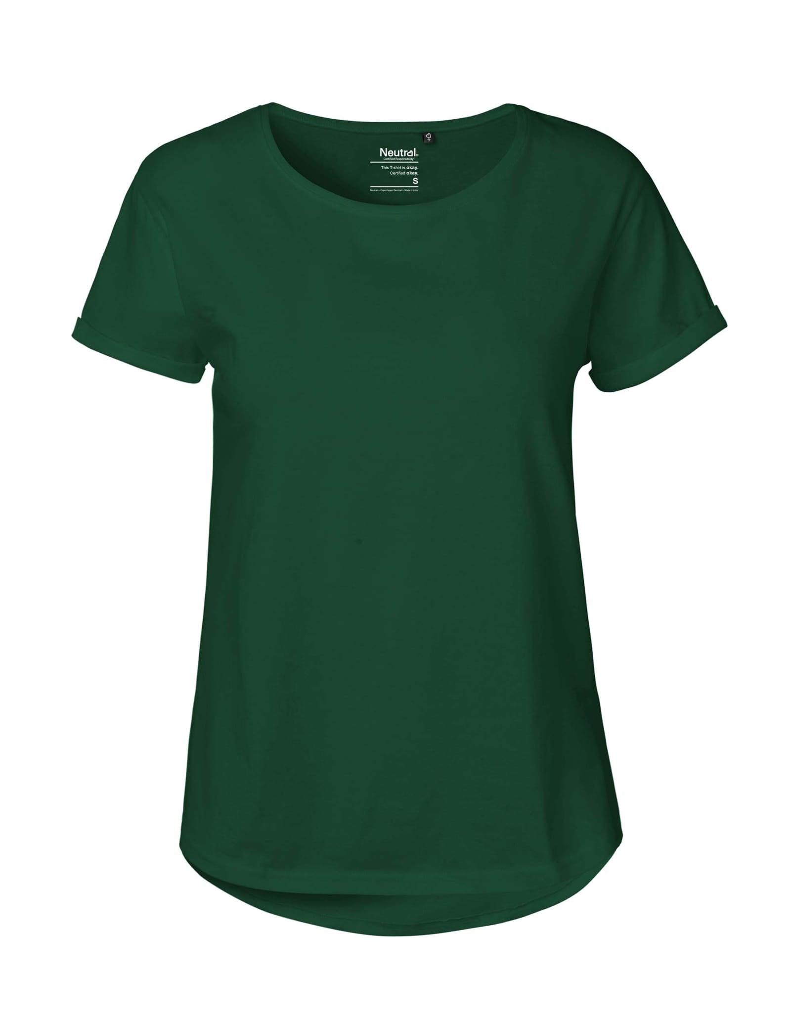 Neutral T-Shirts Ladies Roll Up Sleeve T-Shirt