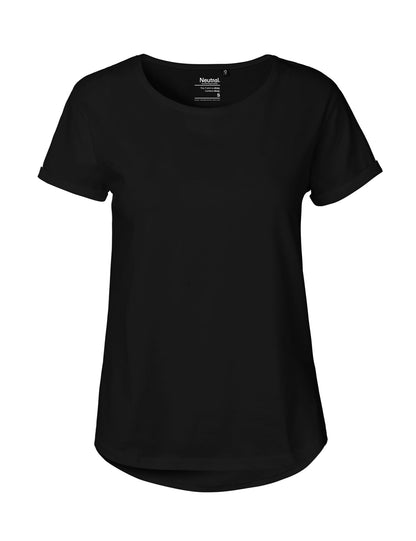 Neutral T-Shirts Ladies Roll Up Sleeve T-Shirt