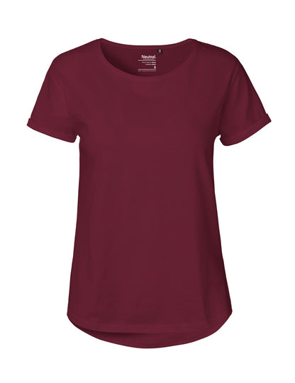 Neutral T-Shirts Ladies Roll Up Sleeve T-Shirt