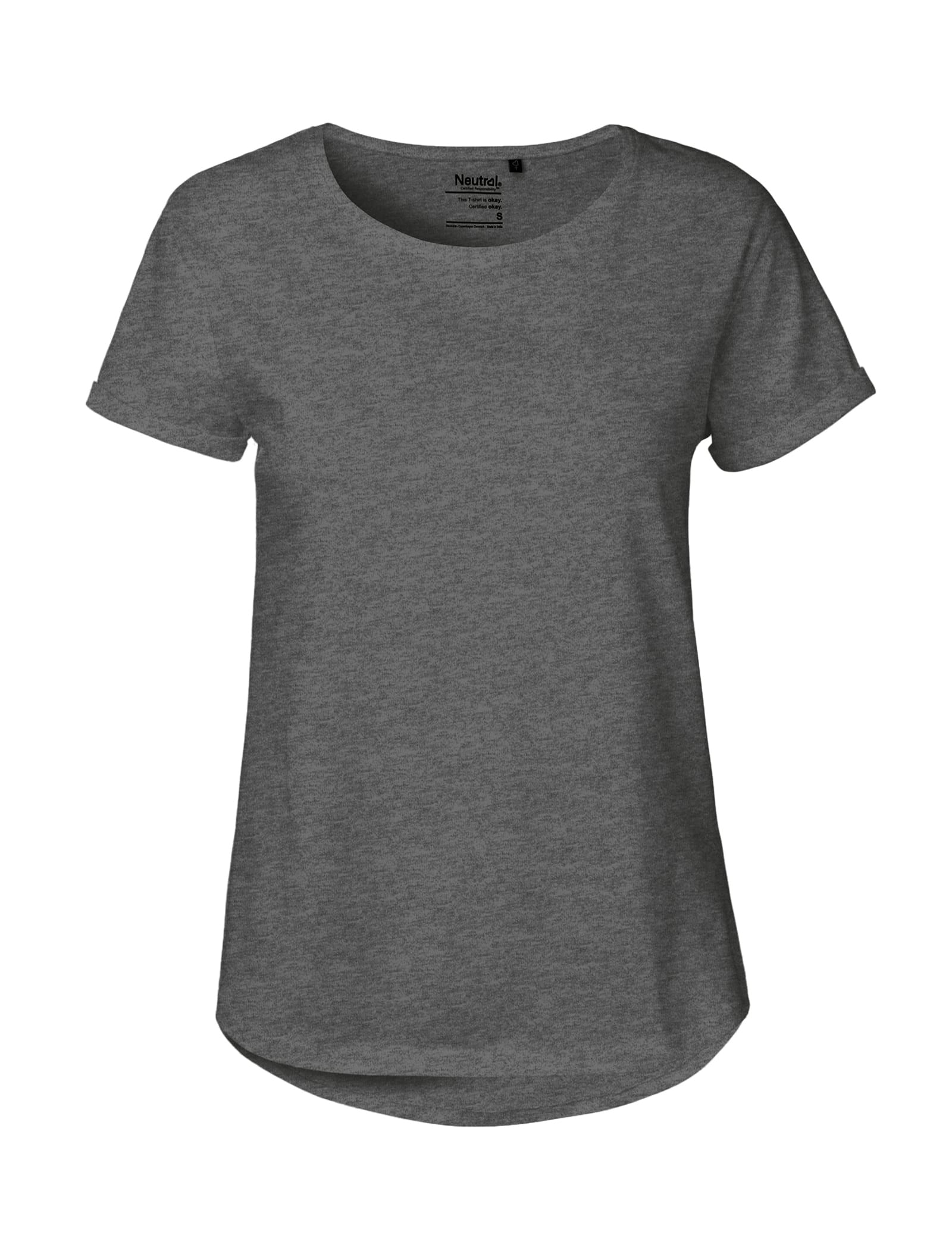 Neutral T-Shirts Ladies Roll Up Sleeve T-Shirt