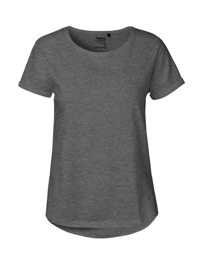 Neutral T-Shirts Ladies Roll Up Sleeve T-Shirt