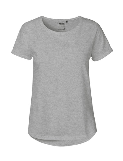 Neutral T-Shirts Ladies Roll Up Sleeve T-Shirt