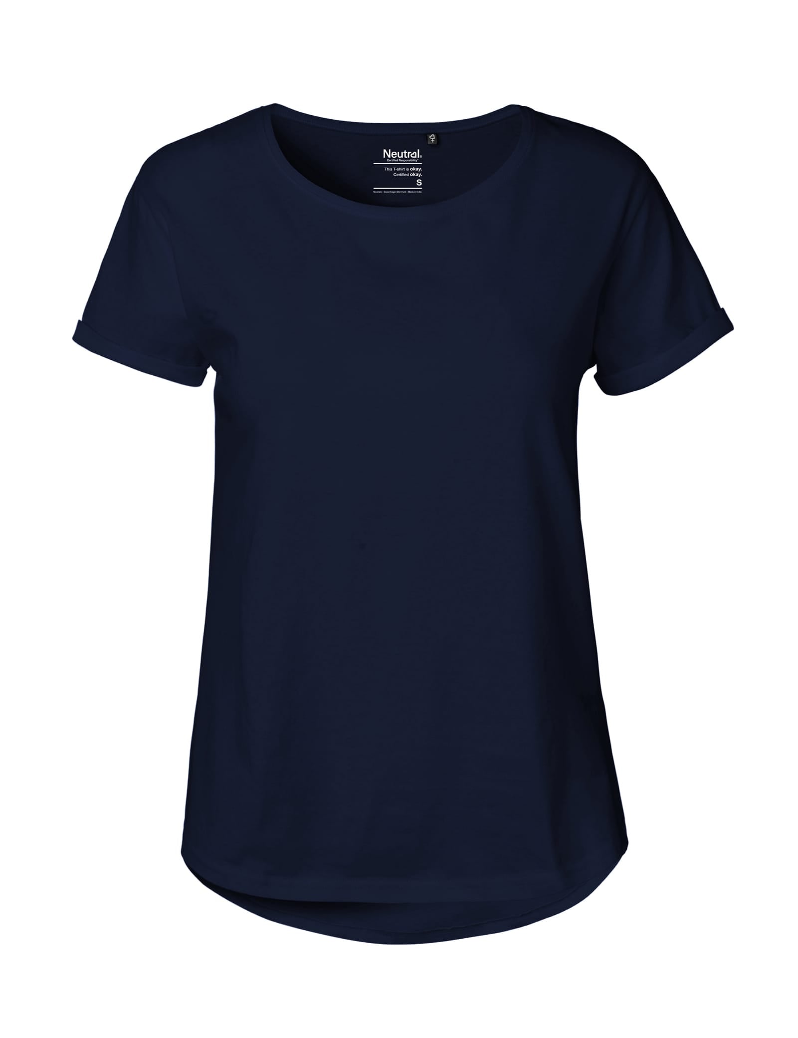 Neutral T-Shirts Ladies Roll Up Sleeve T-Shirt