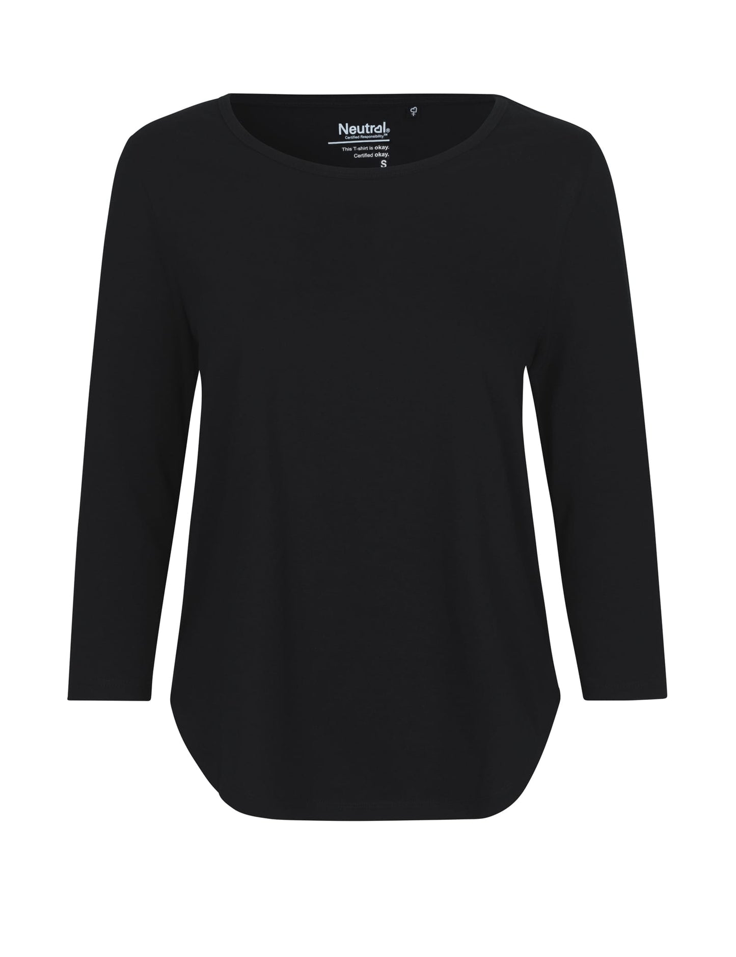 Neutral T-Shirts Ladies Three Quarter Sleeve T-Shirt