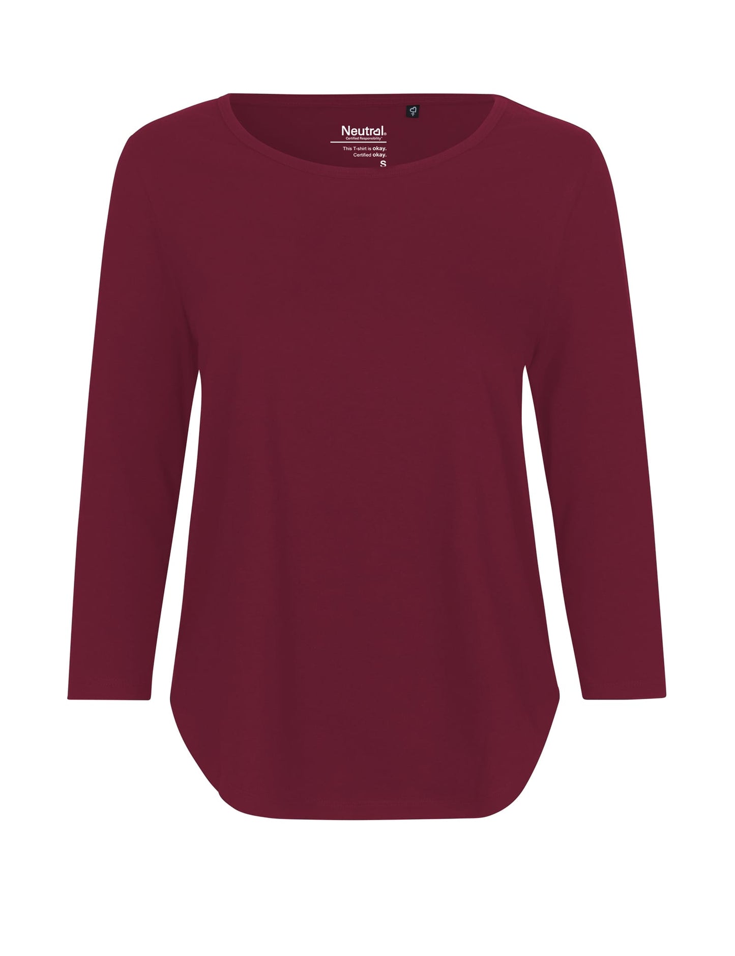 Neutral T-Shirts Ladies Three Quarter Sleeve T-Shirt