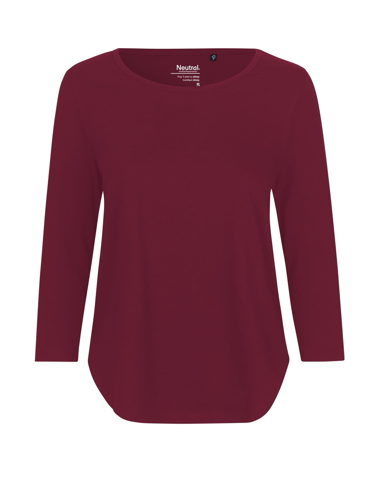 Neutral T-Shirts Ladies Three Quarter Sleeve T-Shirt